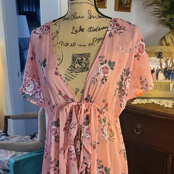 Rose floral cover up Beautiful - Picture 9 of 16